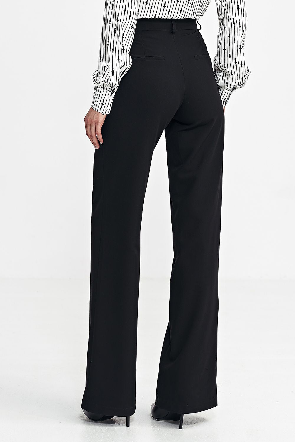 Bukser Nife til dame fra MS StyleHaven, laget av polyester; Viskose, farge Svart, størrelse 36, med long ermer, perfekt til casual; dress