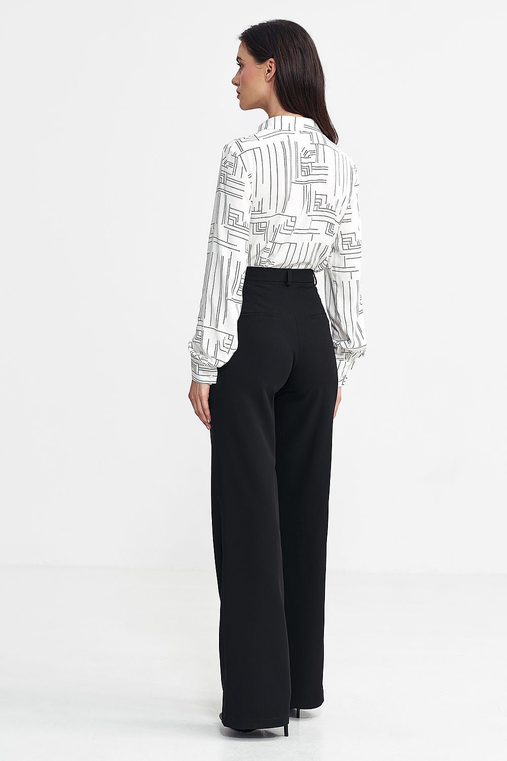 Bukser Nife til dame fra MS StyleHaven, laget av polyester; Viskose, farge Svart, størrelse 38, med long ermer, perfekt til casual; dress
