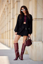Jacket Roco Fashion fra MS StyleHaven, størrelse S/M, med short, bukselengde long, kjolelengde midi, kjolestil wrap