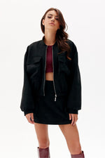 Jacket Roco Fashion fra MS StyleHaven, størrelse L/XL, med short, bukselengde long, kjolelengde midi, kjolestil wrap