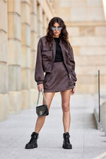 Jacket Roco Fashion fra MS StyleHaven, størrelse S/M, med short, bukselengde long, kjolelengde midi, kjolestil wrap