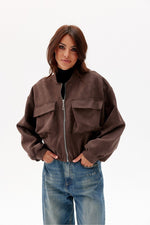 Jacket Roco Fashion fra MS StyleHaven, størrelse L/XL, med short, bukselengde long, kjolelengde midi, kjolestil wrap