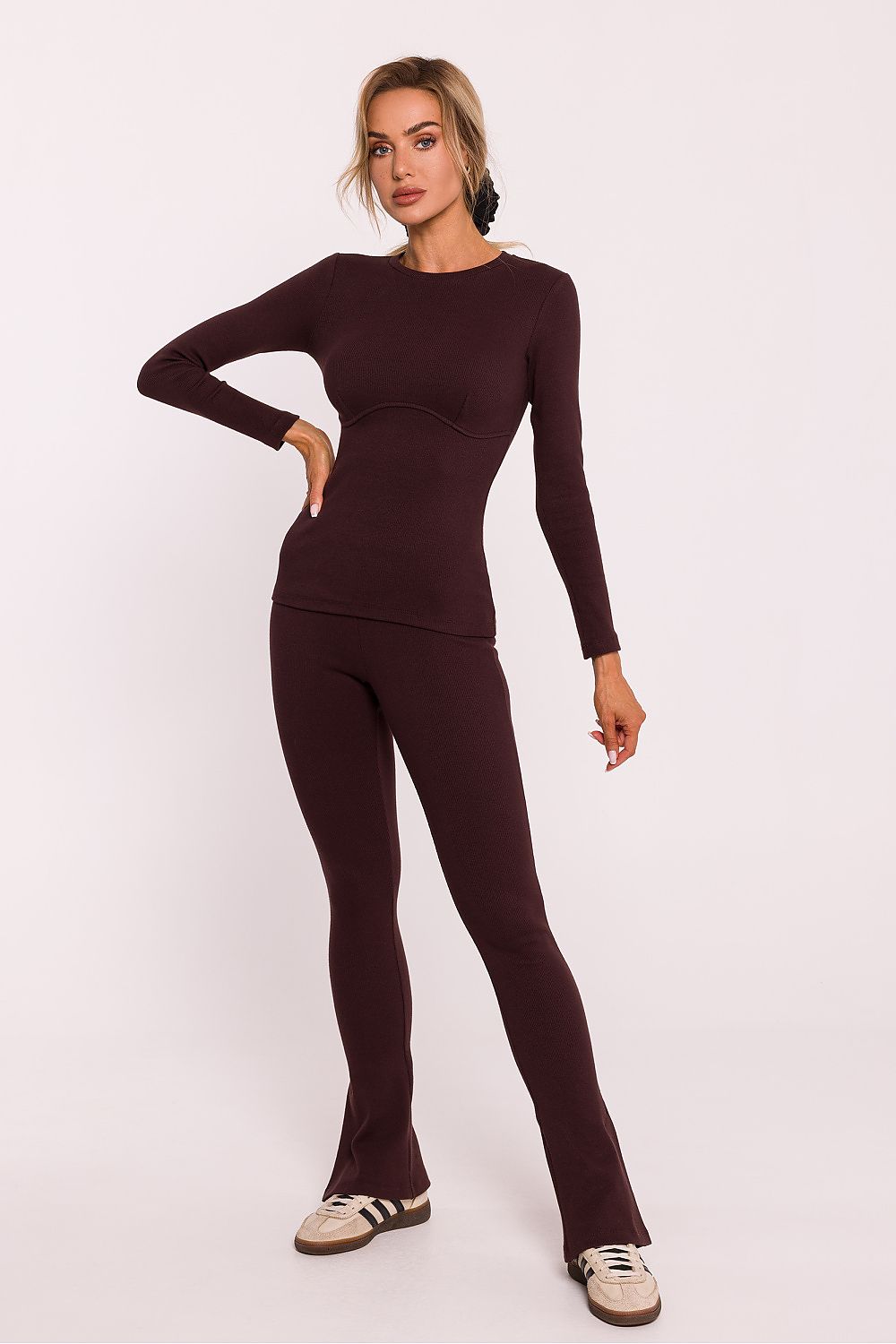 Bluse Moe til dame fra MS StyleHaven, laget av Bomull, farge Svart, størrelse XL, med long ermer, perfekt til dress
