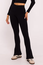 Lange leggings - Moe til dame fra MS StyleHaven, laget av Bomull, farge Svart, størrelse s, med 45720 ermer, perfekt til dress