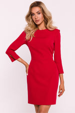 Dagkjole - Moe til dame fra MS StyleHaven, laget av polyester, farge Rosa, størrelse XL, med 45720 ermer, perfekt til dress