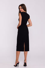 Dagkjole Stylove til dame fra MS StyleHaven, laget av polyester; Elastan, farge Fiolett, størrelse s, med sleeveless ermer, perfekt til dress