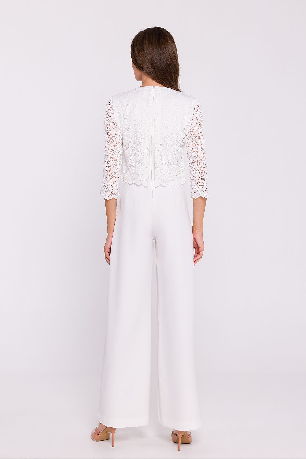 Dress Stylove til dame fra MS StyleHaven, laget av Polyamid; polyester, farge Rosa, størrelse XL, med short; 3-4 ermer, perfekt til dress