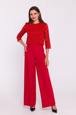 Dress Stylove til dame fra MS StyleHaven, laget av Polyamid; polyester, farge Rosa, størrelse XXL, med short; 3-4 ermer, perfekt til dress