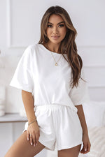Ultimate Pyjamas IVON til dame fra MS StyleHaven, laget av Bomull; Elastan, farge beige, størrelse XS, med sleeveless ermer, perfekt til casual; dress