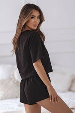 Ultimate Pyjamas IVON til dame fra MS StyleHaven, laget av Bomull; Elastan, farge beige, størrelse L, med sleeveless ermer, perfekt til casual; dress