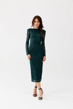 Aurelia Lace kveldkjole - Roco Fashion fra MS StyleHaven, størrelse 36, med long, bukselengde long, kjolelengde maxi, kjolestil gown; sheath