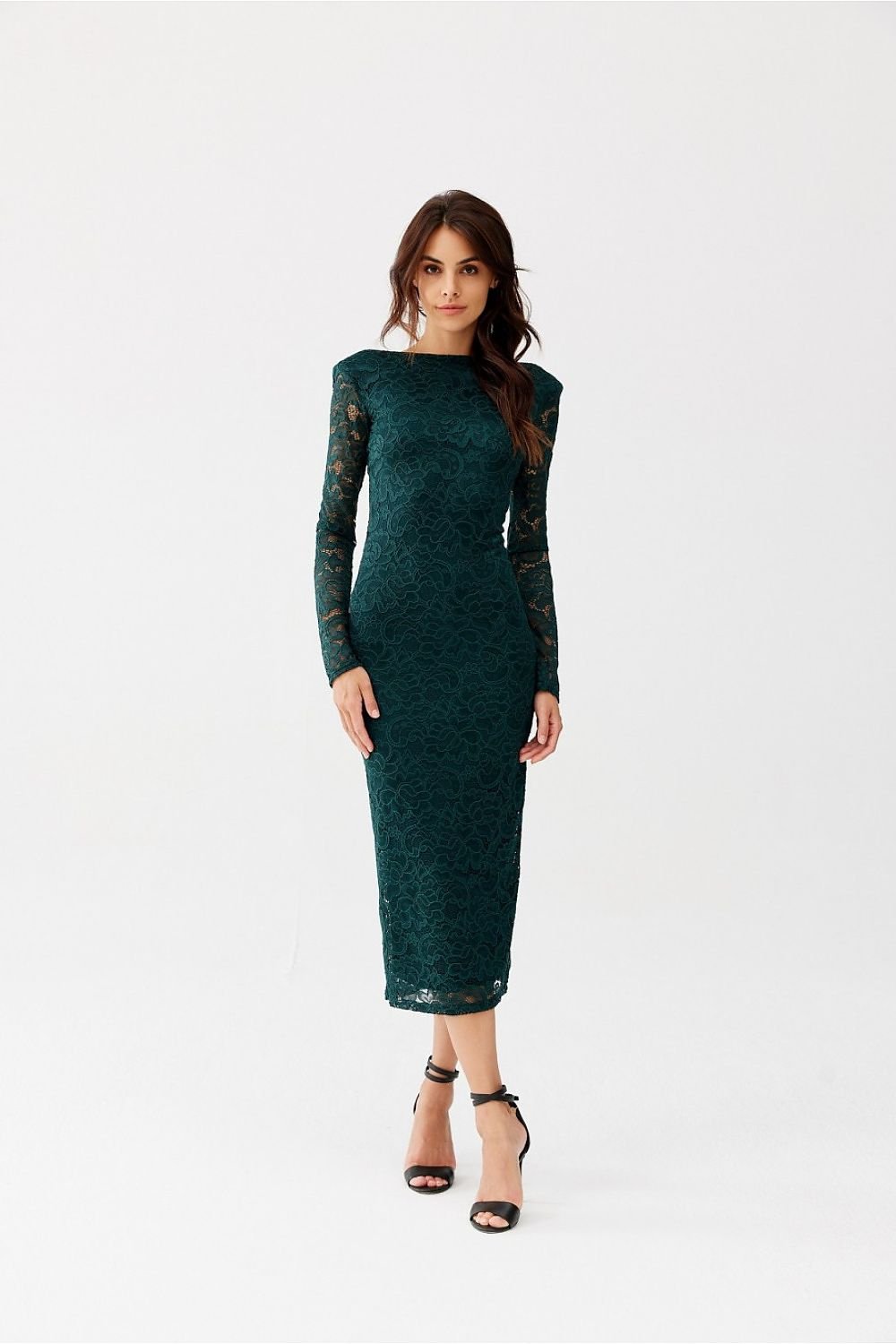 Aurelia Lace kveldkjole - Roco Fashion fra MS StyleHaven, størrelse 36, med long, bukselengde long, kjolelengde maxi, kjolestil gown; sheath