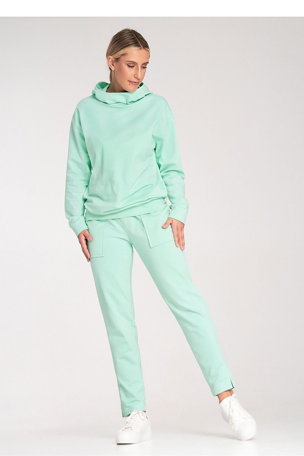 Sporty Chic-bukser - Figl til dame fra MS StyleHaven, laget av Bomull; Elastan, farge Gul, størrelse XL, med 45720 ermer, perfekt til casual; dress