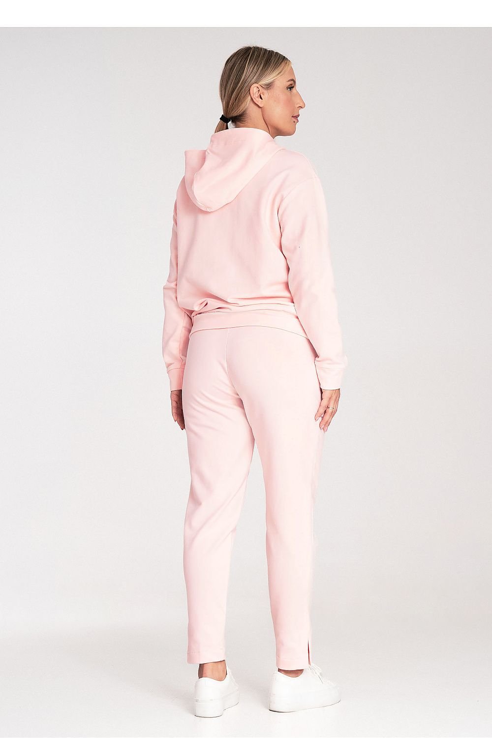 Sporty Chic-bukser - Figl til dame fra MS StyleHaven, laget av Bomull; Elastan, farge Rosa, størrelse L, med 45720 ermer, perfekt til casual; dress