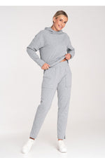 Sporty Chic-bukser - Figl til dame fra MS StyleHaven, laget av Bomull; Elastan, farge Rosa 2, størrelse XL, med 45720 ermer, perfekt til casual; dress