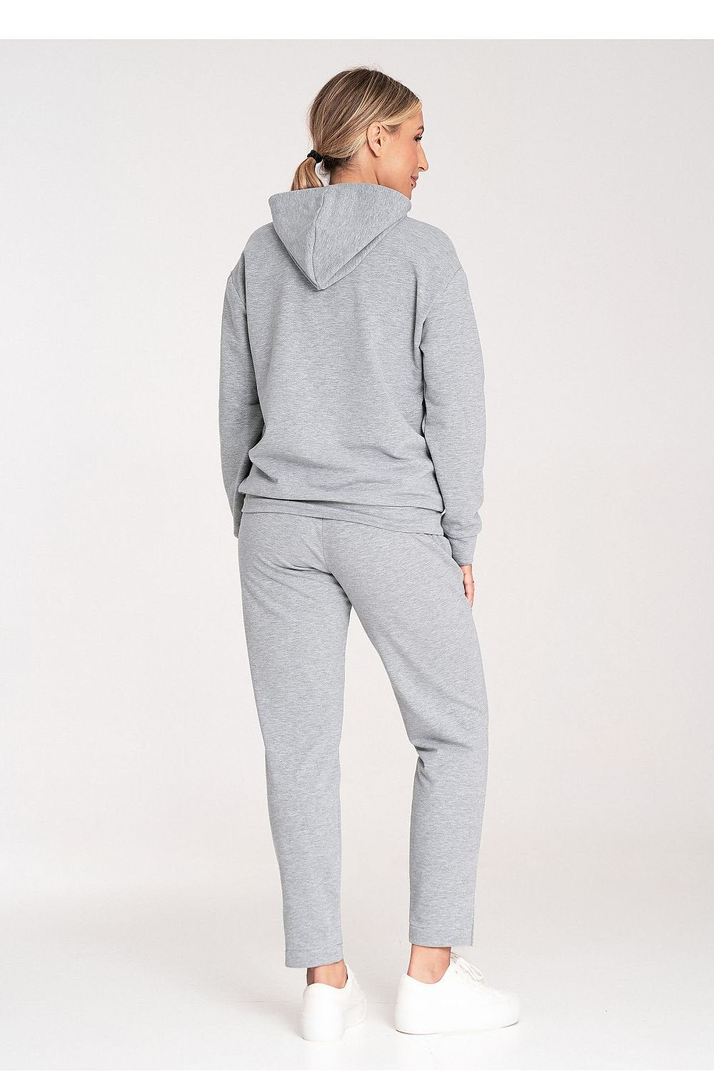 Sporty Chic-bukser - Figl til dame fra MS StyleHaven, laget av Bomull; Elastan, farge Marineblå, størrelse S, med 45720 ermer, perfekt til casual; dress