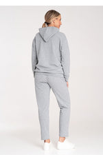 Koselig klassisk hettegenser - Figl til dame fra MS StyleHaven, laget av Bomull; Elastan, farge Marineblå, størrelse S, med long; 3-4 ermer, perfekt til casual; dress