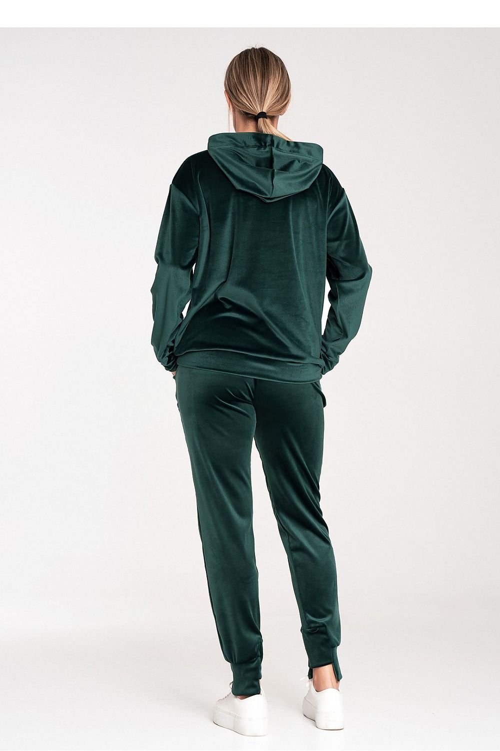 Emerald Comfort Hettegenser - Figl til dame fra MS StyleHaven, laget av polyester; Elastan, farge Grønn 2, størrelse L, med sleeveless; strapless ermer, perfekt til casual; dress