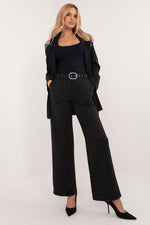 Moderne damebukser fra Italy Moda til dame fra MS StyleHaven, størrelse black, med long, bukselengde long, kjolelengde maxi, kjolestil gown; sheath