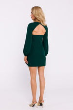 Cocktailkjole Moe til dame fra MS StyleHaven, laget av polyester, farge Svart, størrelse s, med 3-4; long ermer, perfekt til dress