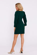 Lange ermer Minikjole - Moe til dame fra MS StyleHaven, laget av polyester, farge Svart, størrelse L, med long ermer, perfekt til dress