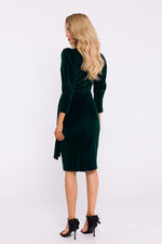 Aftenkjole Moe til dame fra MS StyleHaven, laget av polyester, farge Grønn, størrelse L, med 45720 ermer, perfekt til dress