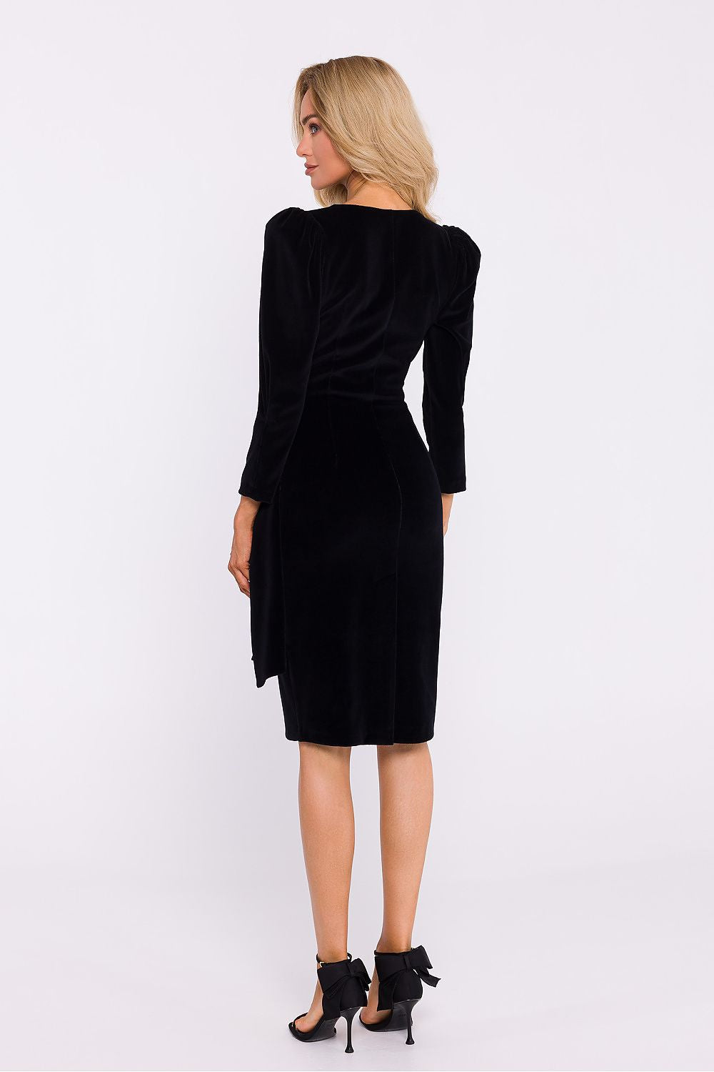 Aftenkjole Moe til dame fra MS StyleHaven, laget av polyester, farge Rød, størrelse XL, med 45720 ermer, perfekt til dress