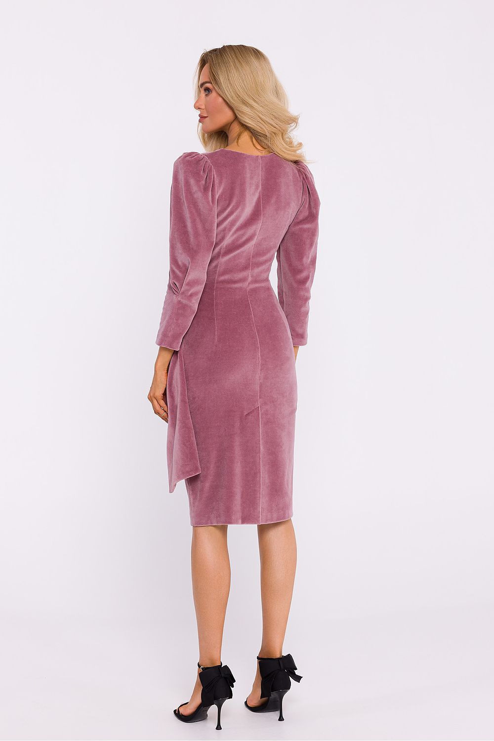 Aftenkjole Moe til dame fra MS StyleHaven, laget av polyester, farge Svart, størrelse L, med 45720 ermer, perfekt til dress
