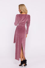 Lang kjole Moe til dame fra MS StyleHaven, laget av polyester, farge Svart, størrelse M, med 45720 ermer, perfekt til dress
