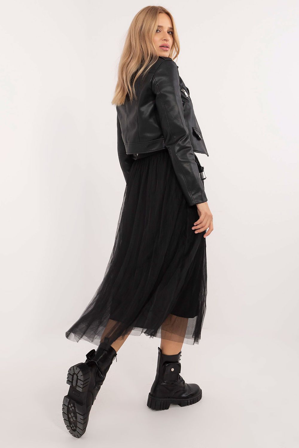 Casual Tyllskjørt med Strikk - FP til dame fra MS StyleHaven, størrelse one-size-fits-all, med long, kjolelengde midi, kjolestil sweater