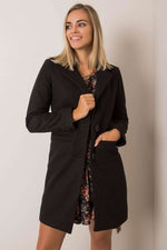 Frakk Och Bella til dame fra MS StyleHaven, laget av Viskose, farge Brun, størrelse L, med short ermer, perfekt til casual; dress