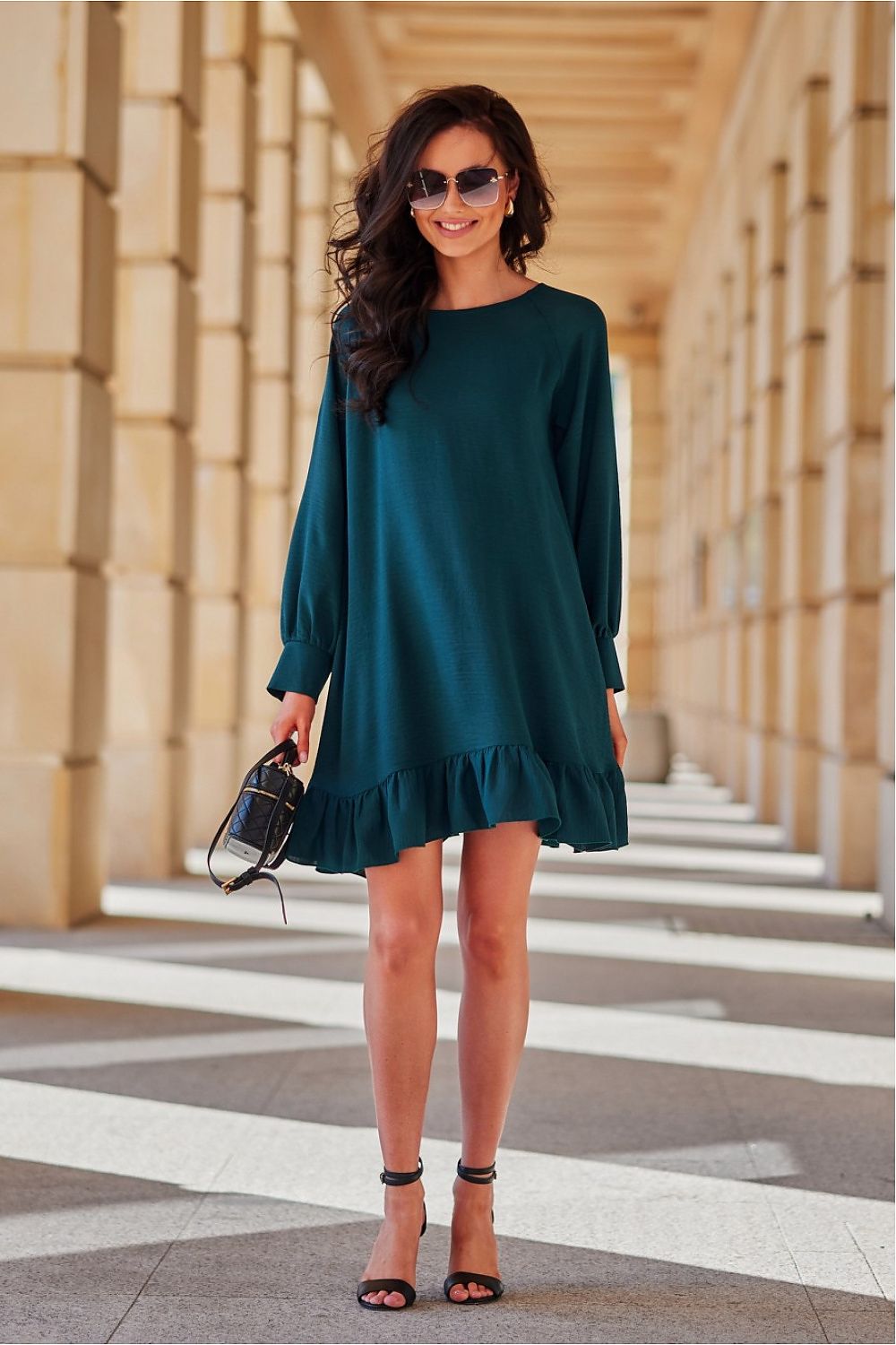 Sintra – feminin og allsidig hverdagskjole fra Roco Fashion fra MS StyleHaven, størrelse 38, med long, bukselengde long, kjolelengde midi; knee-1; short, kjolestil a-line