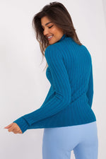 Turtleneck genser til dame fra MS StyleHaven, størrelse M/L, med long, bukselengde long, kjolelengde short; knee; mini; midi, kjolestil sweater; other