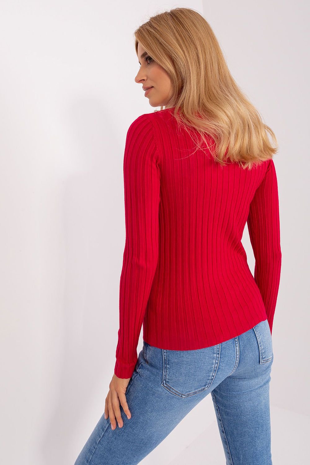 Turtleneck genser til dame fra MS StyleHaven, størrelse M/L, med long, bukselengde long, kjolelengde short; knee; mini; midi, kjolestil sweater; other