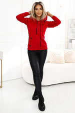 Hettegenser til dame fra MS StyleHaven, laget av polyester, farge beige 3, størrelse M, med 45720 ermer, perfekt til casual; dress