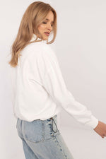 Sweatshirt med glidelås til dame fra MS StyleHaven, størrelse L, med short, bukselengde long, kjolelengde maxi, kjolestil gown; sheath
