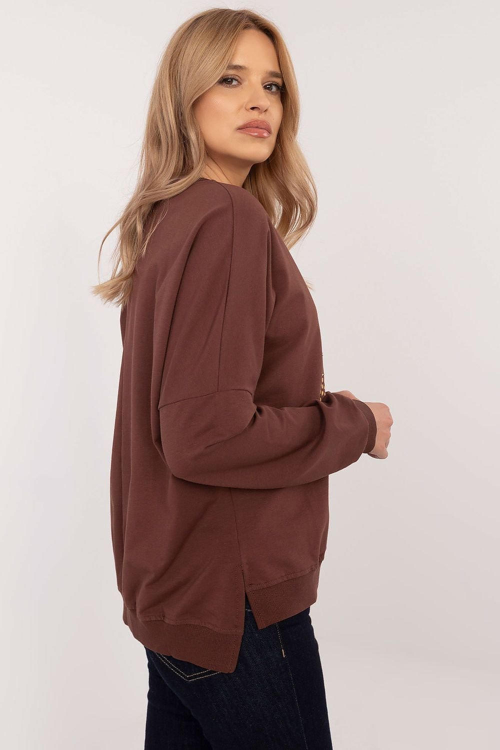 Komfort genser til dame fra MS StyleHaven, størrelse L, med short, bukselengde long, kjolelengde maxi, kjolestil gown; sheath