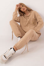 Stilig Joggedress med Kjede - FP til dame fra MS StyleHaven, størrelse s, med long, kjolelengde knee, kjolestil sweater