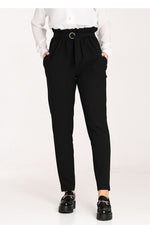 Golden Grace Pants - Figl til dame fra MS StyleHaven, laget av polyester, farge Svart, størrelse S, med sleeveless; strapless ermer, bukselengde long, perfekt til casual; dress
