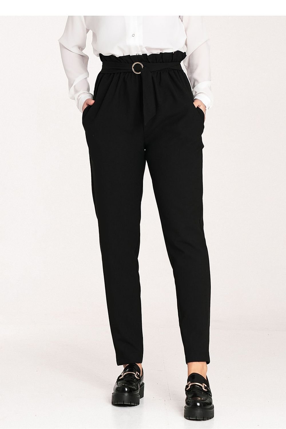 Golden Grace Pants - Figl til dame fra MS StyleHaven, laget av polyester, farge Svart, størrelse S, med sleeveless; strapless ermer, bukselengde long, perfekt til casual; dress