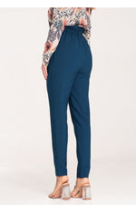 Golden Grace Pants - Figl til dame fra MS StyleHaven, laget av polyester, farge Marineblå, størrelse L, med sleeveless; strapless ermer, perfekt til casual; dress