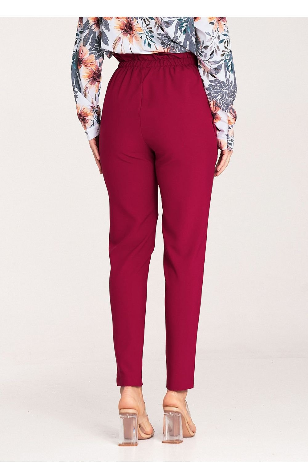 Golden Grace Pants - Figl til dame fra MS StyleHaven, laget av polyester, farge Rød, størrelse L, med sleeveless; strapless ermer, perfekt til casual; dress