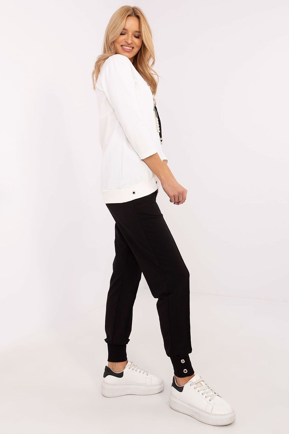 Trendy Joggedress med Teddy-Print - FP til dame fra MS StyleHaven, størrelse s, med long, kjolelengde knee, kjolestil sweater