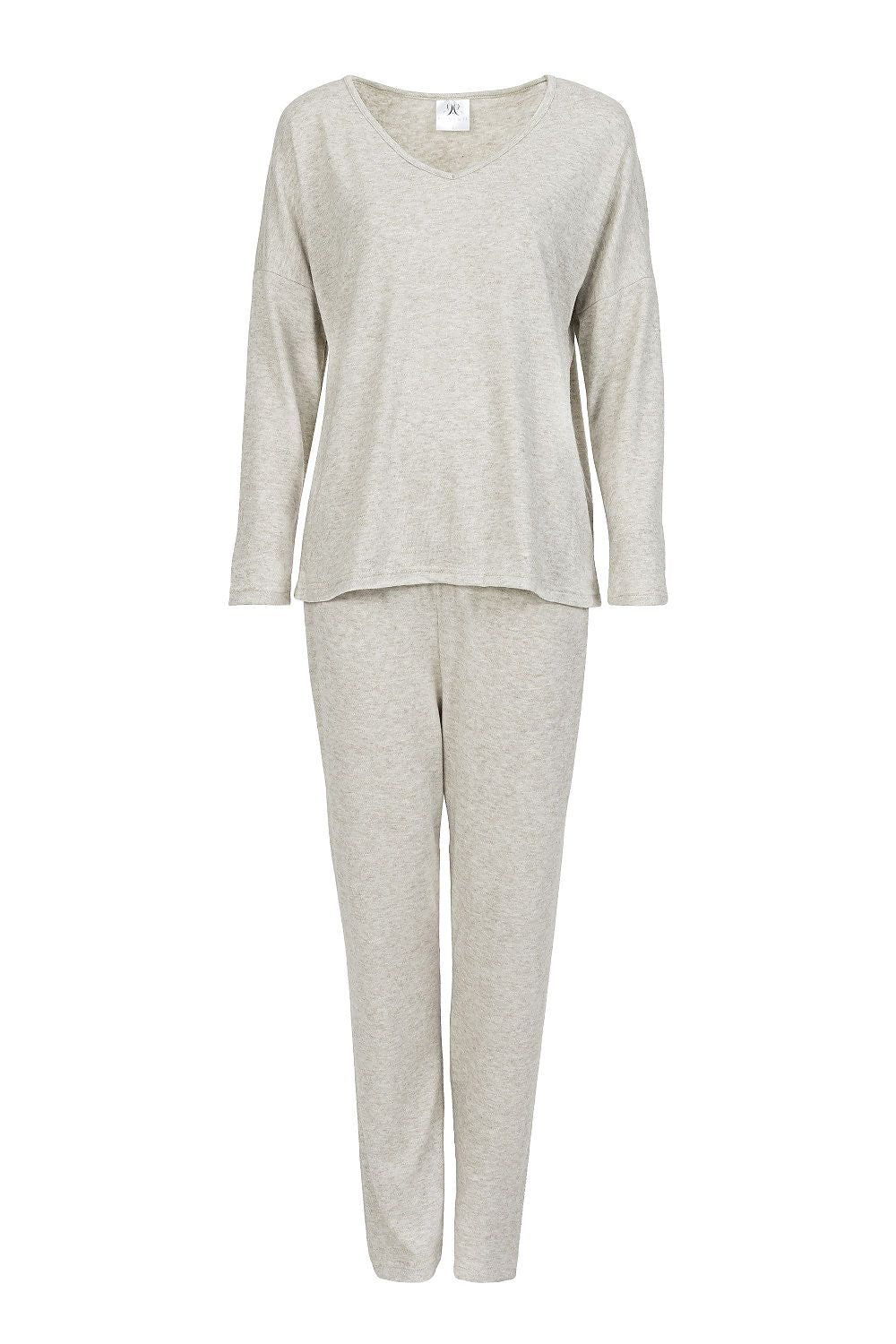 Pyjamas Momenti Per Me til dame fra MS StyleHaven, laget av polyester; rayon, farge Grå, størrelse s, med sleeveless ermer, perfekt til casual; dress