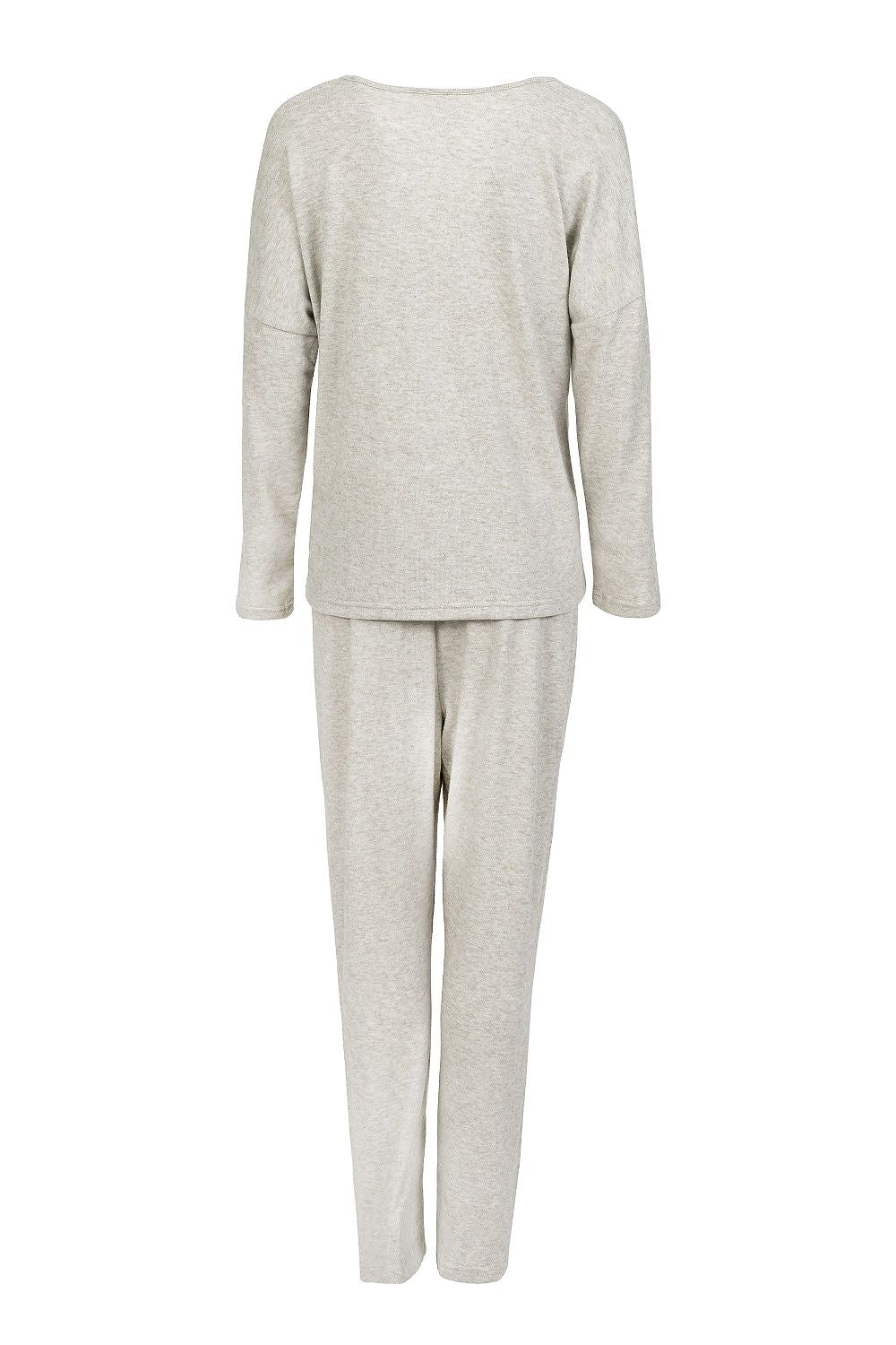 Pyjamas Momenti Per Me til dame fra MS StyleHaven, laget av polyester; rayon, farge Grå, størrelse M, med sleeveless ermer, perfekt til casual; dress