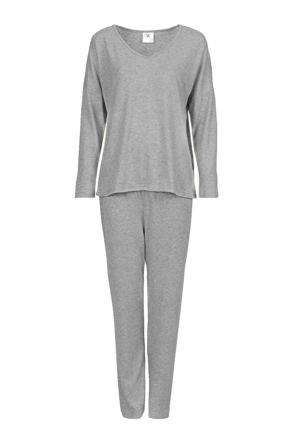 Pyjamas Momenti Per Me til dame fra MS StyleHaven, laget av polyester; rayon, farge Grå, størrelse s, med sleeveless ermer, perfekt til casual; dress