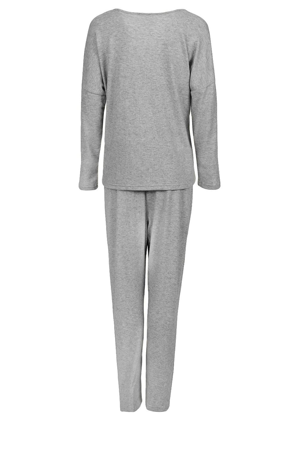 Pyjamas Momenti Per Me til dame fra MS StyleHaven, laget av polyester; rayon, farge Grå, størrelse M, med sleeveless ermer, perfekt til casual; dress