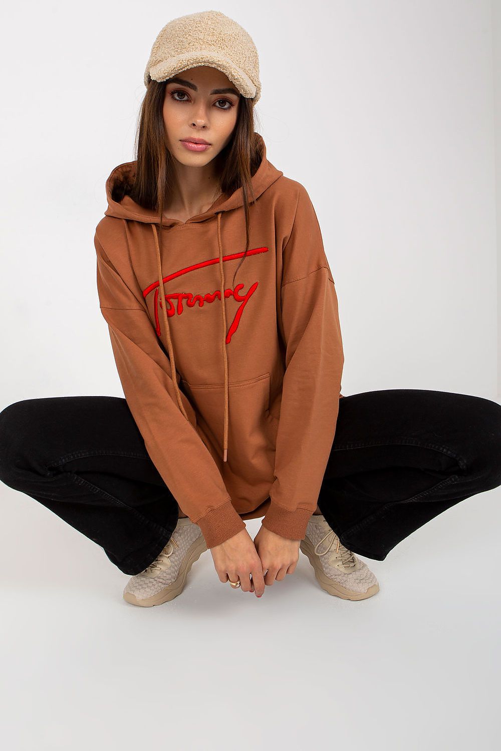 Lang Hettegenser Dame - FP til dame fra MS StyleHaven, størrelse one-size-fits-all, med long, kjolelengde knee, kjolestil sweater