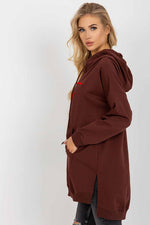Lang Hettegenser Dame - FP til dame fra MS StyleHaven, størrelse one-size-fits-all, med long, kjolelengde knee, kjolestil sweater
