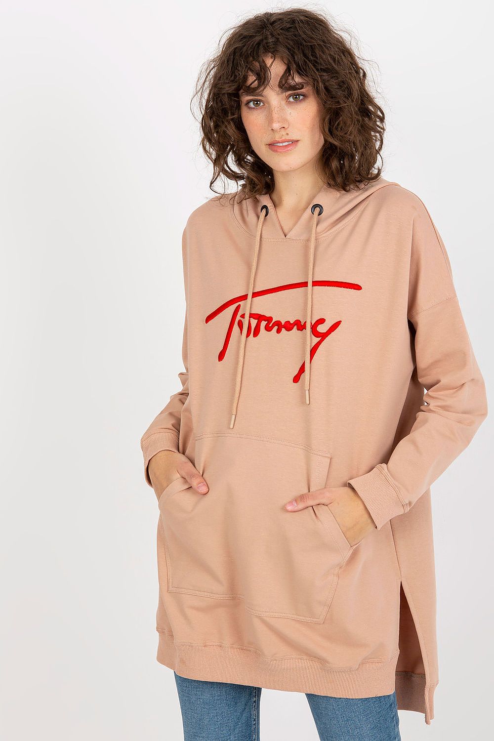 Lang Hettegenser Dame - FP til dame fra MS StyleHaven, størrelse one-size-fits-all, med long, kjolelengde knee, kjolestil sweater